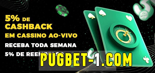 Promoções do cassino ao Vivo pugbet 